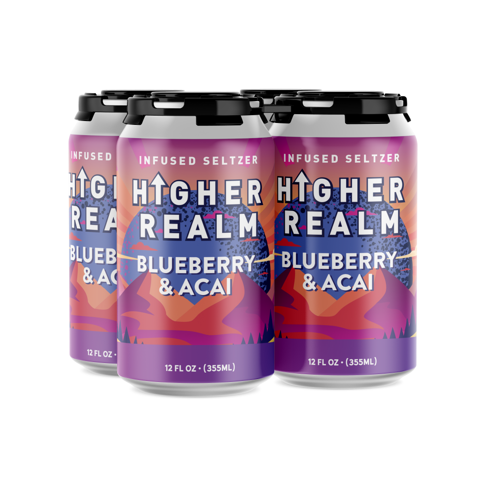 Higher Realm Blueberry & Acai 4-Pack