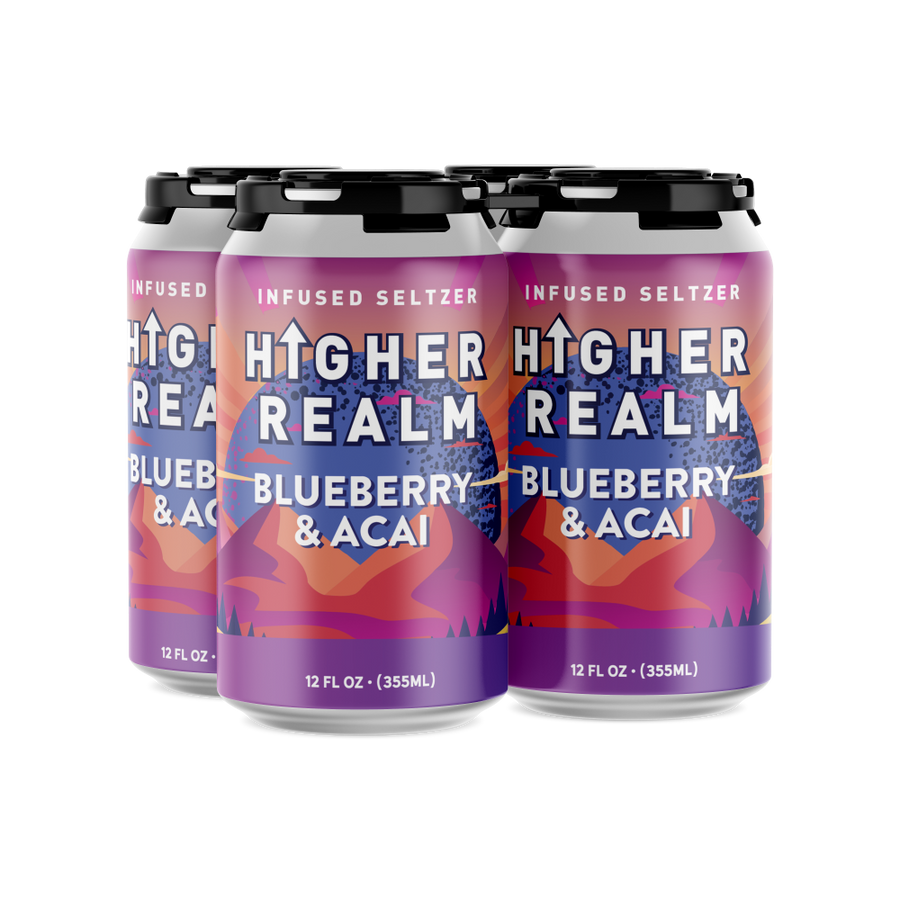 Higher Realm Blueberry & Acai 4-Pack